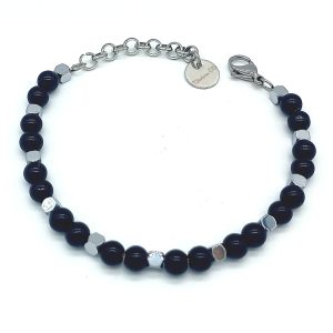 Bracciale Supreme | Onice Nera | 6 mm