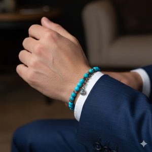 Alternative view of Bracciale Supreme | Pasta di Turchese | 6 mm