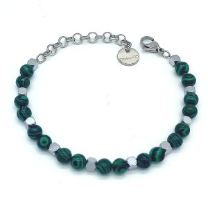 Bracciale Supreme | Malachite | 6 mm