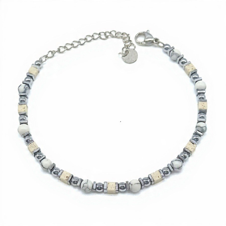 Bracciale Sequence | Aulite Bianca | 4 mm