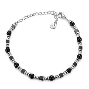Bracciale Sequence | Onice | 4 mm