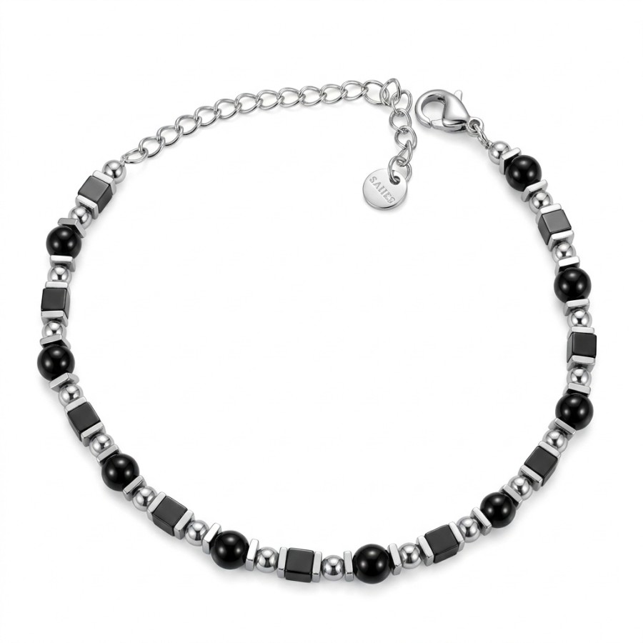 Bracciale Sequence | Onice | 4 mm
